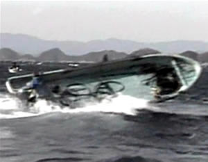 fishing boat whale attack japan