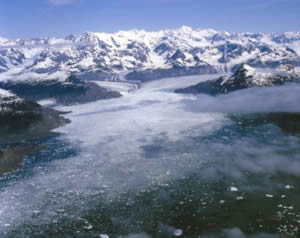 glacier ice cap melting
