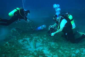 geoarchaeological research underwater