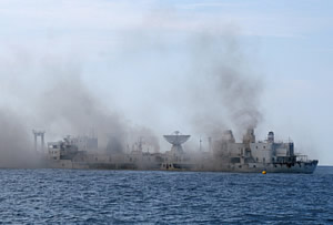 vandenberg key west florida blast sinking