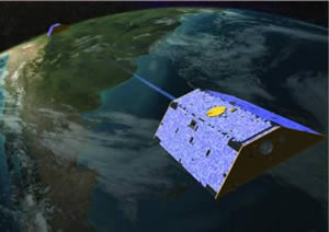 NASA Germany GRACE satellite