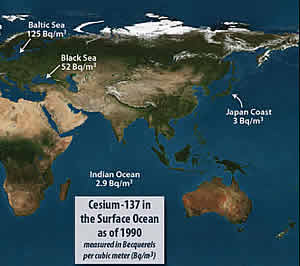 cesium surface ocean asia