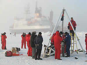 polarstern scientists north pole ice Sediment