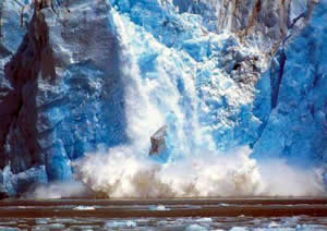 glacier calving