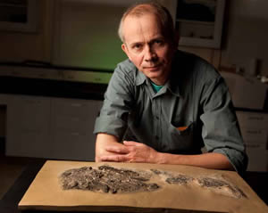 Fossil shark hunter Michael Coates