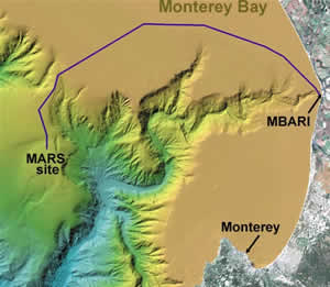 MARS map california