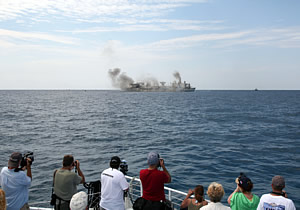 vandenberg key west florida blast observe