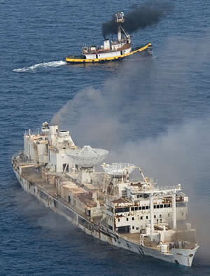 vandenberg key west florida blast ships