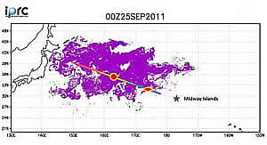 tsunami debris maps model