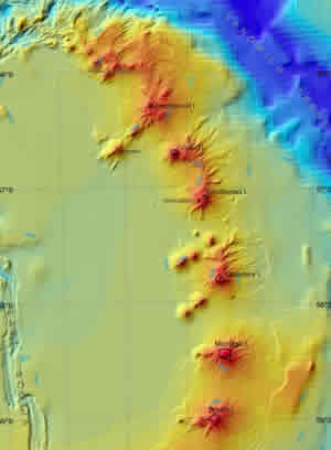 undersea volcanos