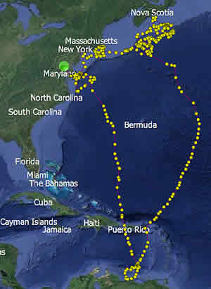 satellite tagged mako journey