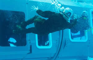 underwater egress training