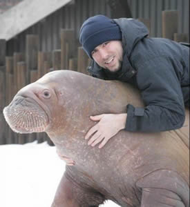 Philip Demers with Smooshi